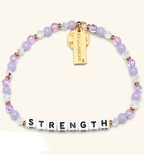 Load image into Gallery viewer, Little Words Project Strength Against Cancer Bracelet
