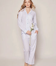 Load image into Gallery viewer, Pima Pajama Set, Periwinkle Stripe
