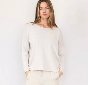 Boxy Sweater, Natural