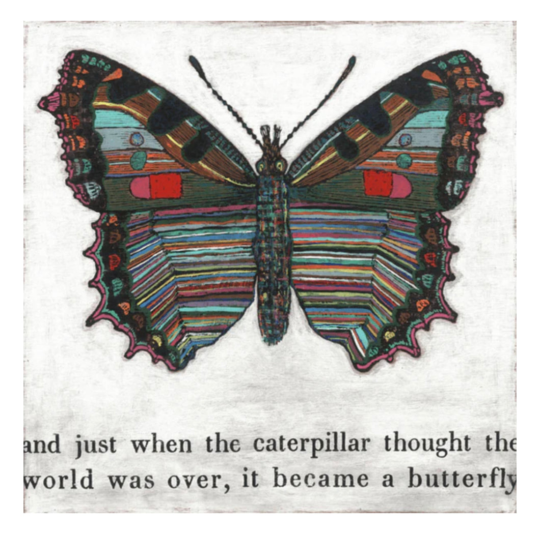 Butterfly Wooden Art Print (12x12)
