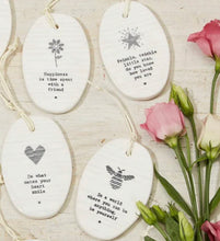 Load image into Gallery viewer, Porcelain Quote Ornament Tiles (12 Styles)
