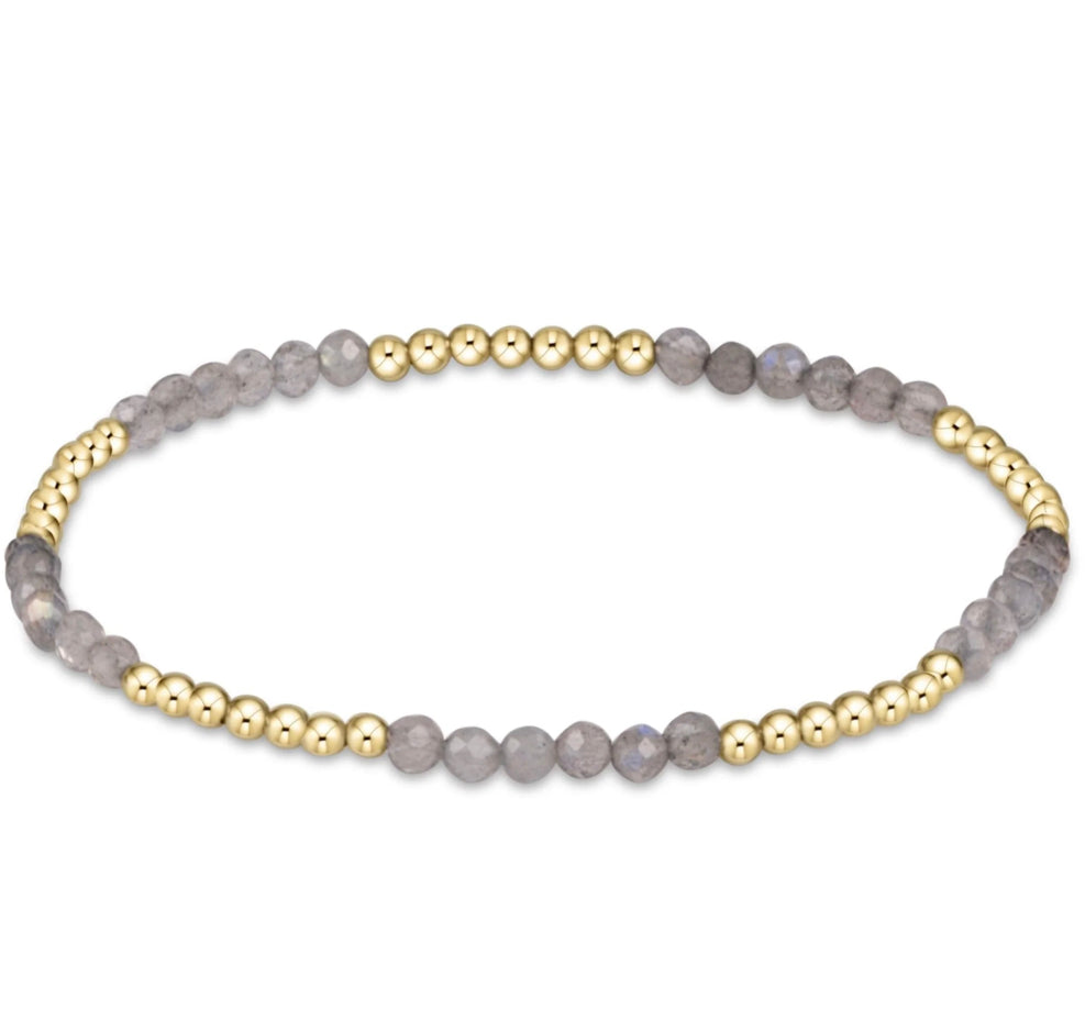 Enewton Blissful Pattern 2.5mm Bead Gemstone Bracelet (8 Styles)