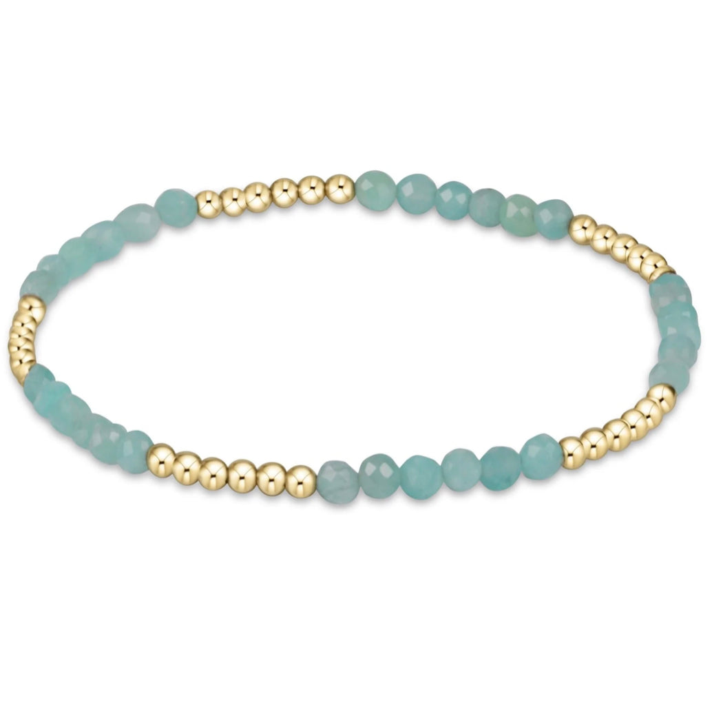 Enewton Blissful Pattern 2.5mm Bead Gemstone Bracelet (8 Styles)