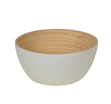Load image into Gallery viewer, Bamboo Mini Bowl (White, Blue)
