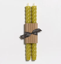 Load image into Gallery viewer, Greentree Home Rope Taper Candles, Pair (5 Colors)
