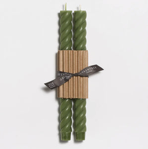 Greentree Home Rope Taper Candles, Pair (5 Colors)
