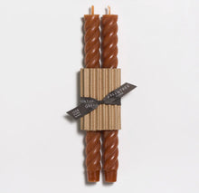 Load image into Gallery viewer, Greentree Home Rope Taper Candles, Pair (5 Colors)
