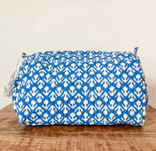 Load image into Gallery viewer, Block Print Large Cosmetic Pouch (6 Styles)
