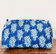 Load image into Gallery viewer, Block Print Large Cosmetic Pouch (6 Styles)
