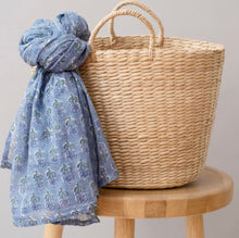 Load image into Gallery viewer, Hand Block Printed Scarves, 8 Colors
