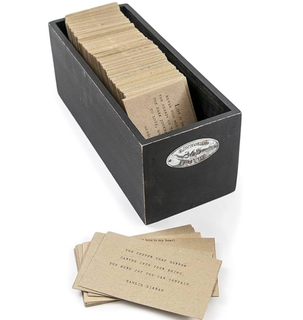 365 Gathered Truths Box, Black