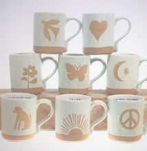 Load image into Gallery viewer, Happy Stoneware Quote Mug, 8 Styles
