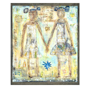 Sisters Wooden Wall Art