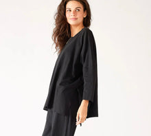 Load image into Gallery viewer, MerSea Catalina Slub Tee, Black
