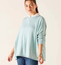Load image into Gallery viewer, MerSea Catalina Cotton Crewneck Sweater, Sea Glass
