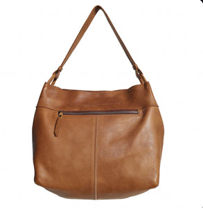 Lyons Tote Bag (Black, Cognac)