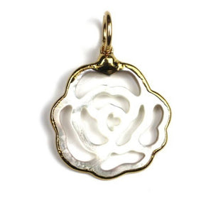 Cristina V. Rose Mother of Pearl Charm