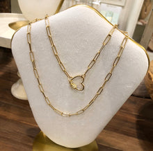 Load image into Gallery viewer, Cristina V Paper Clip Chain Necklace
