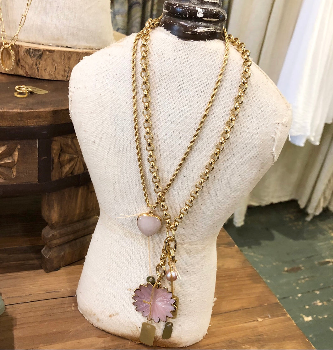 Cristina V. Roll Y Chain Necklace