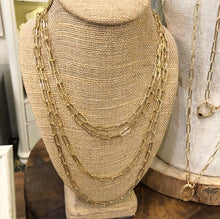 Load image into Gallery viewer, Cristina V Paper Clip Chain Necklace
