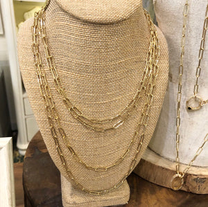 Cristina V Paper Clip Chain Necklace