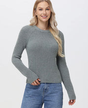 Load image into Gallery viewer, Jane Crewneck Sweater, Smoke Grey
