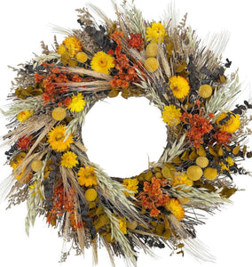 Santa Barbara Harvest Wreath