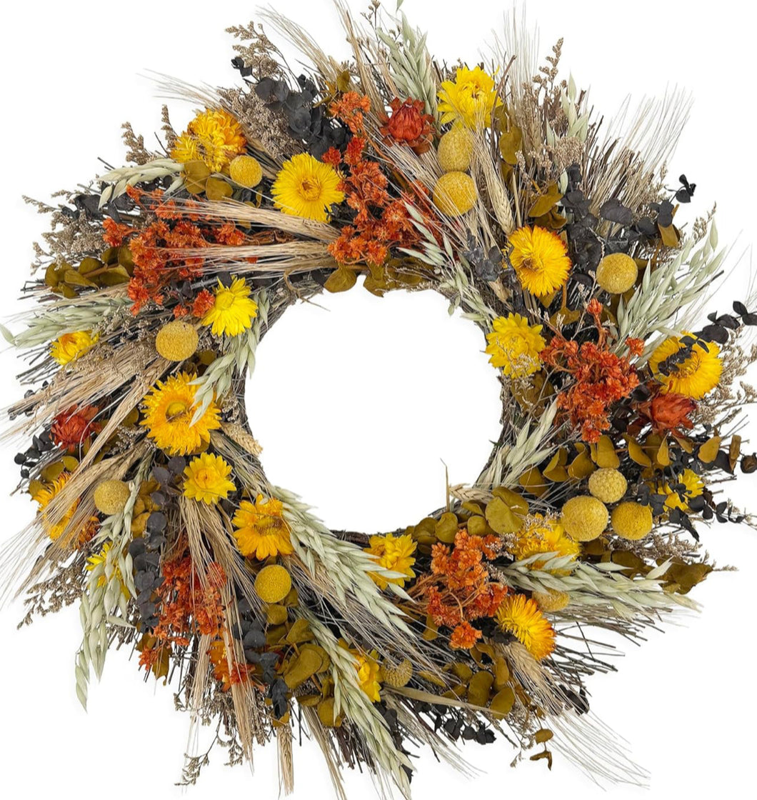 Santa Barbara Harvest Wreath