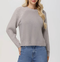 Load image into Gallery viewer, McKenzie Sweater with Removable Turtleneck Collar (Taupe, Sea Salt)
