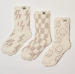 Smiley Local Beach Cozy Socks