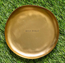 Load image into Gallery viewer, Gold Candle Plate (4 Sizes)
