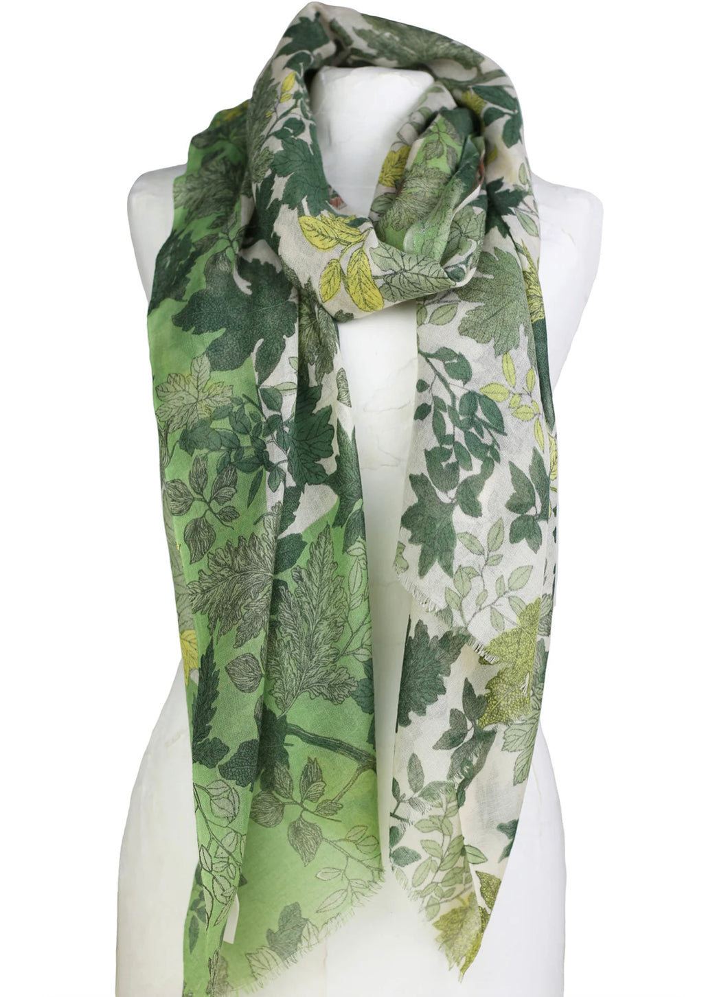 Sherwood Wool Scarf  (Green, Blue)