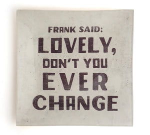 Frank Said Small Square Decoupage Plate