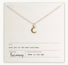Load image into Gallery viewer, Love You To The Moon Necklace
