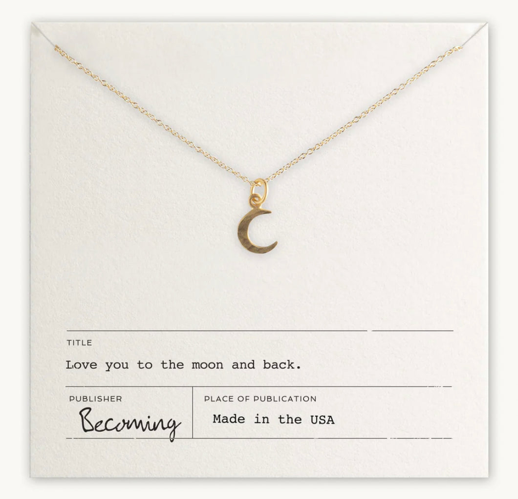 Love You To The Moon Necklace