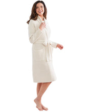 Load image into Gallery viewer, Marshmallow Wrap Ribbed Robe
