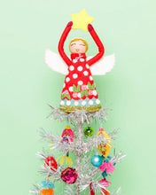 Load image into Gallery viewer, Angel Tree Topper, Joy (Red, White)
