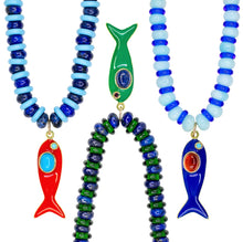 Load image into Gallery viewer, Cristina V. Beaded Fish Necklace
