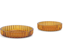 Load image into Gallery viewer, Mookie &amp; Lenny Glass Nesting Plates, Set of 2
