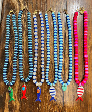 Load image into Gallery viewer, Cristina V. Beaded Fish Necklace
