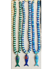 Load image into Gallery viewer, Cristina V. Beaded Fish Necklace

