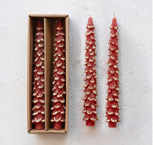 Load image into Gallery viewer, Tree Taper Candles Set, Berry
