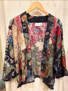 Primula Floral Short Kimono