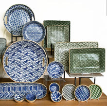 Load image into Gallery viewer, Terrafirma Ceramics Presentation Bowl, Cobalt Arbor
