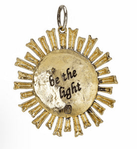 Waxing Poetic Be The Light Pendant