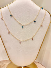 Load image into Gallery viewer, Marie Gem Necklace, Apatite

