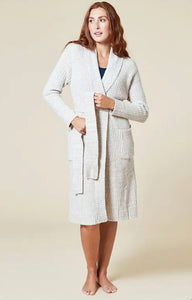 Marshmallow Wrap Ribbed Robe, Coco Heather