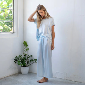 PJ Harlow Roxxy Satin Boxy Tee (3 Colors)