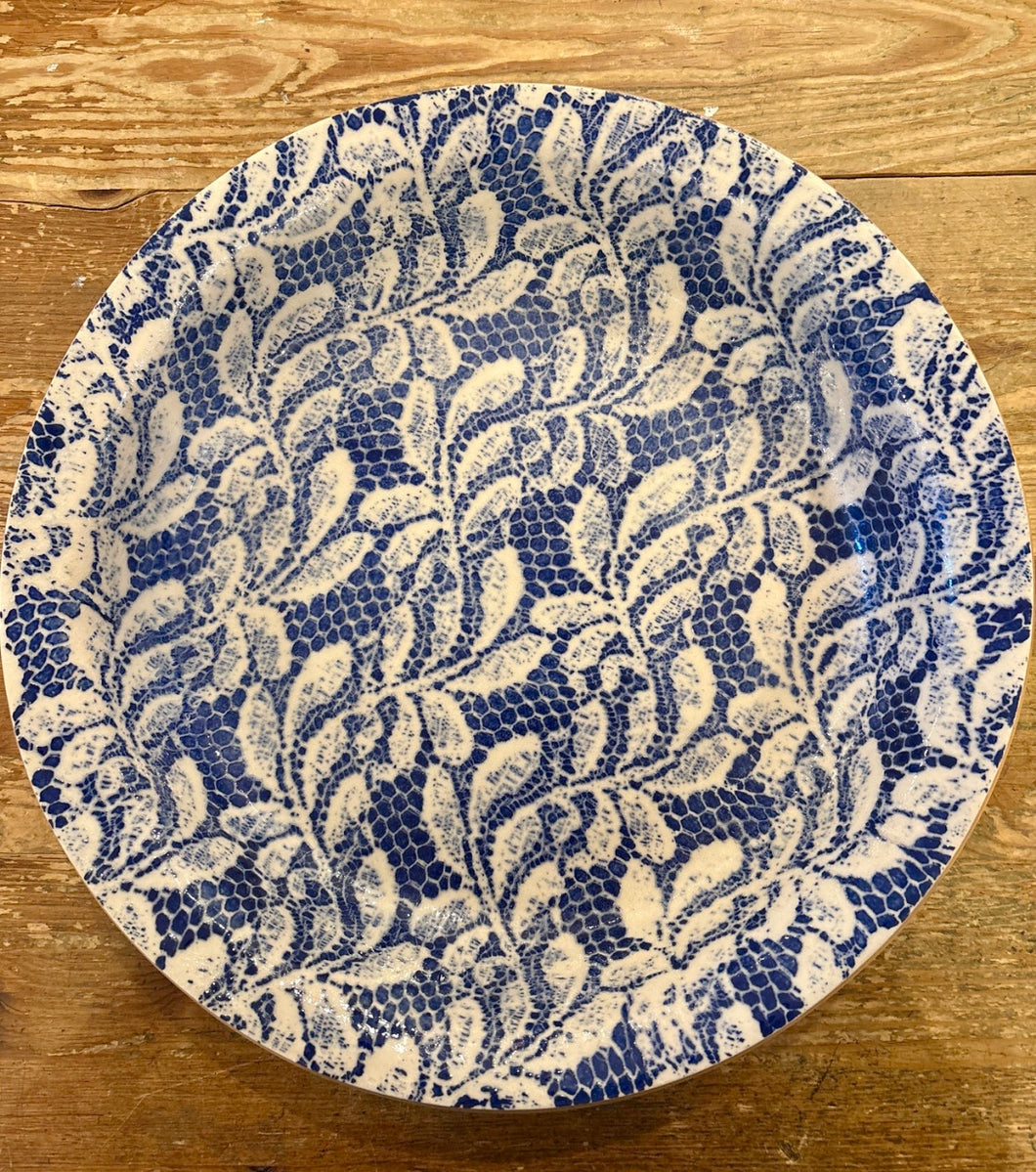Terrafirma Ceramics Deep Dish, Cobalt Arbor