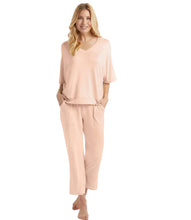 Load image into Gallery viewer, Dream Jersey V-Neck Lounge Set, Apricot
